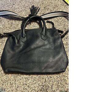 margot New York Buttery Leather black leather crossbody Purse Handbag